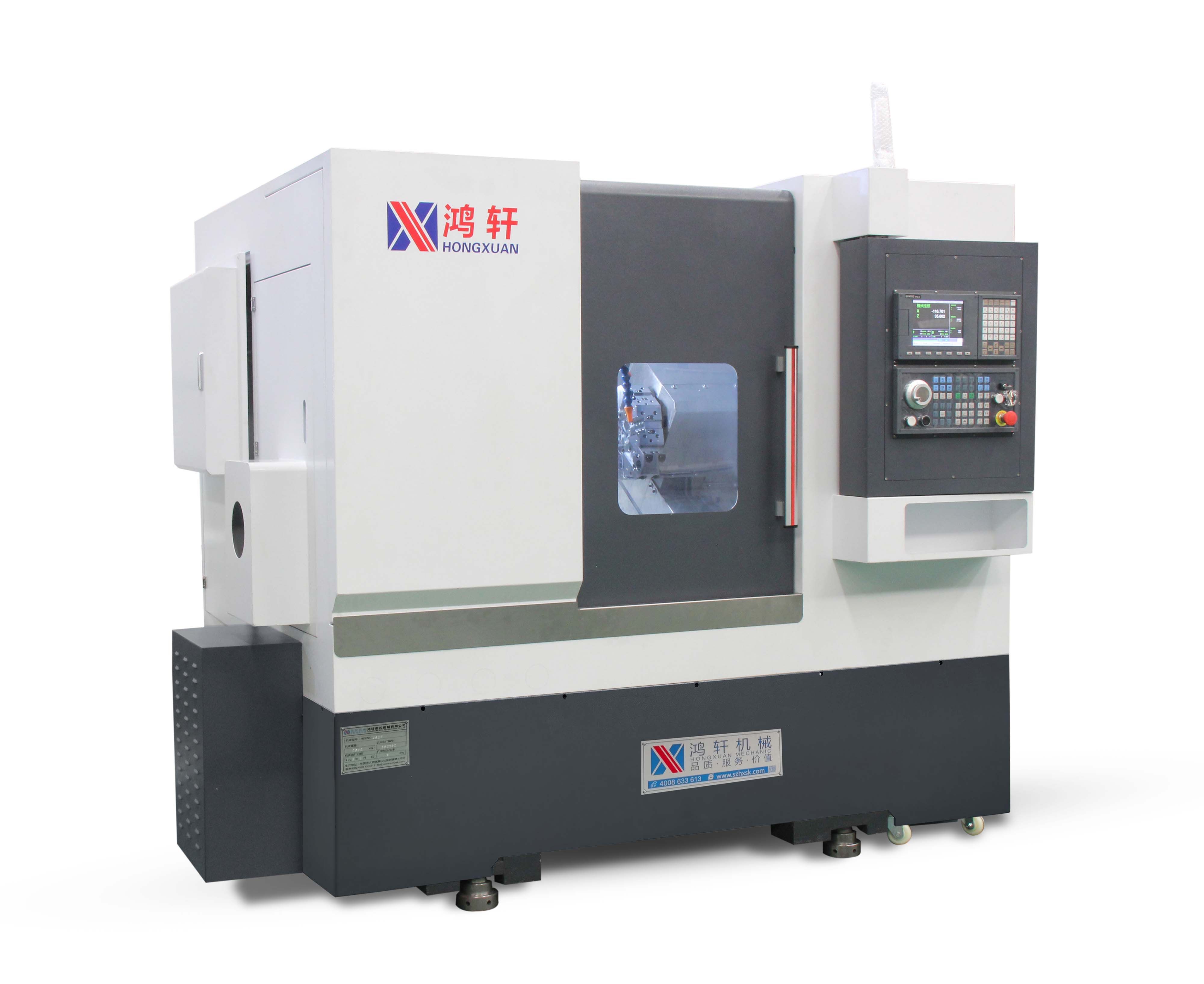 HXCNC-46ZD數控刀塔機外觀圖 HXCNC-46ZD數控刀塔機外觀圖