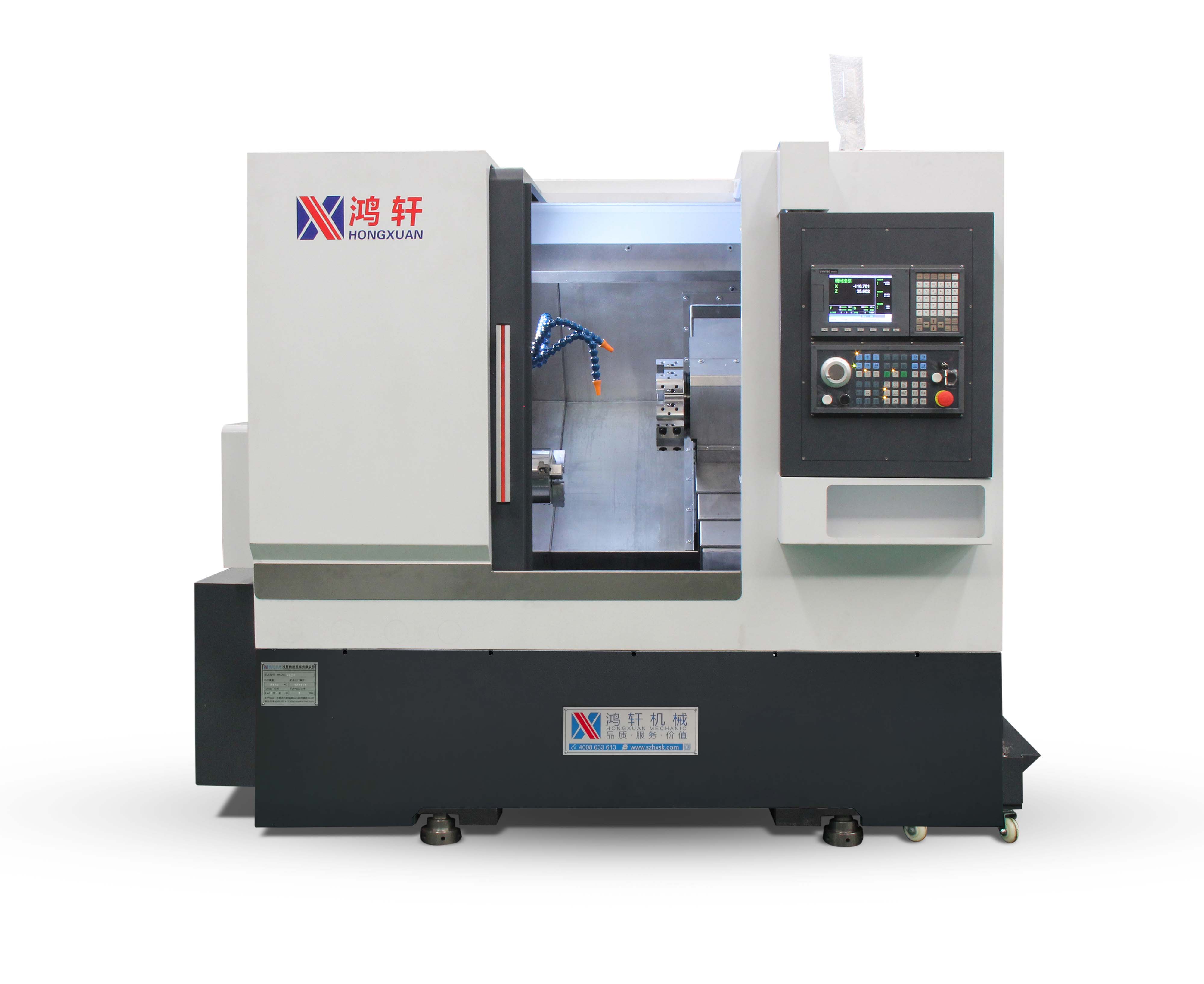 HXCNC-46ZD數控刀塔機外觀圖 HXCNC-46ZD數控刀塔機外觀圖