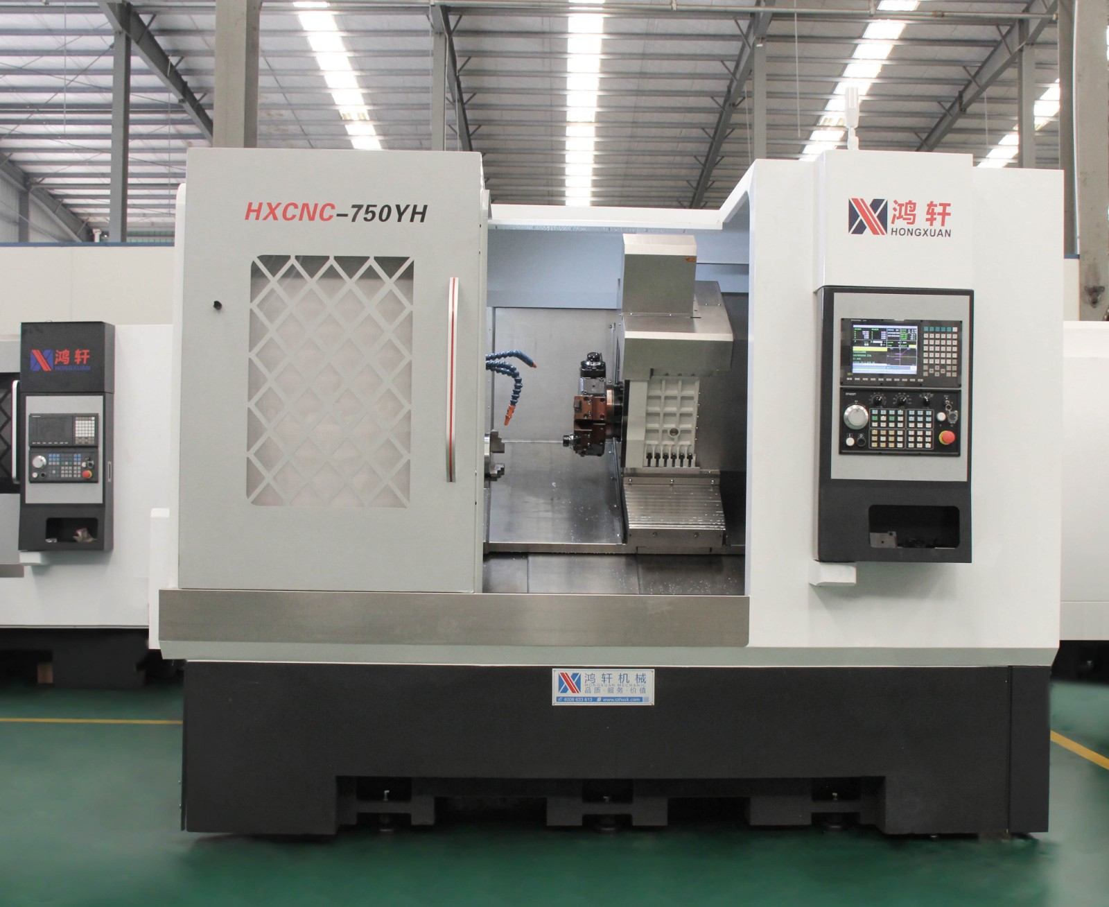 750YH動力刀塔機正面2